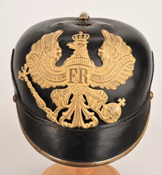Prussian Infantry or Artillery Officer Pickelhaube Shell Visuel 1 principal